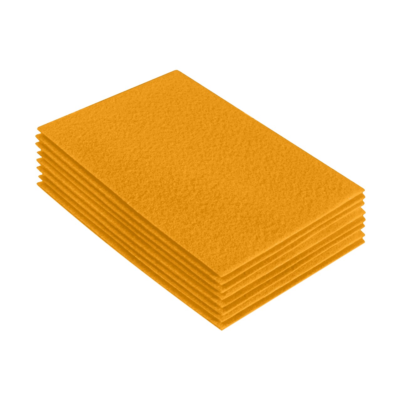 FabricLA Acrylic Felt Sheets for Crafts - Precut 9" X 12" Inches (20 cm X 30 cm) Felt Squares - Use Felt Fabric Craft Sheets for DIY, Hobby, Costume, and Decoration | Gold - 8 Pieces